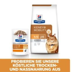 Hill's K/d + Mobility - Prescription Diet - Feline -Tierbedarf Geschäft hills kd mobility prescription diet feline 212471 0500 none
