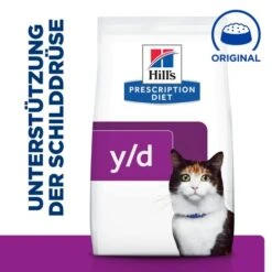 Hill's Prescription Diet Y/d Thyroid Care -Tierbedarf Geschäft hills yd thyroid care prescription diet feline 217948 0500 none