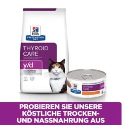Hill's Prescription Diet Y/d Thyroid Care -Tierbedarf Geschäft hills yd thyroid care prescription diet feline 217952 0500 none