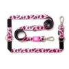 Max & Molly Multi-Function Hundeleine - Leopard Pink