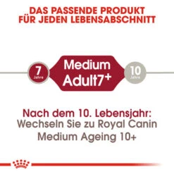 Royal Canin Medium Adult 7+ - Hundefutter -Tierbedarf Geschäft royal canin medium adult 7 hondenvoer 128480 0500 none